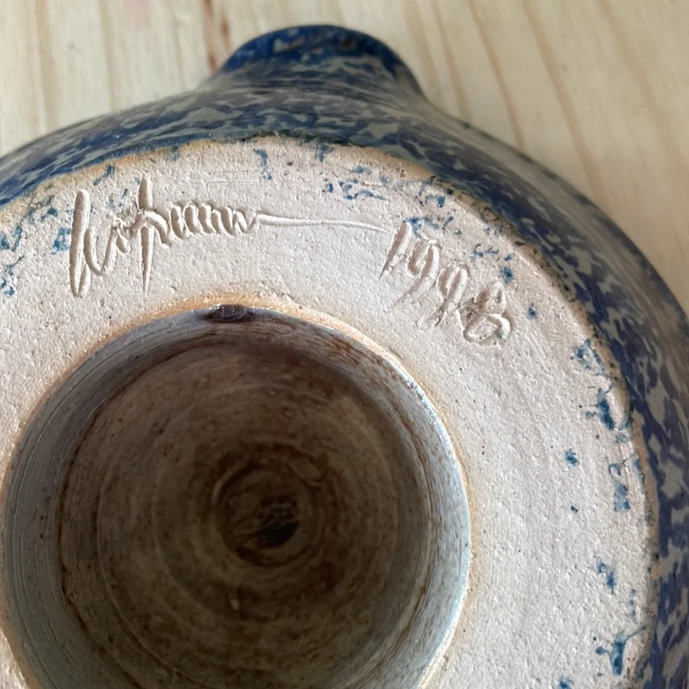 Vintage 1998 Juicer Pottery Citrus Juicer bowl - Picture 5 of 9